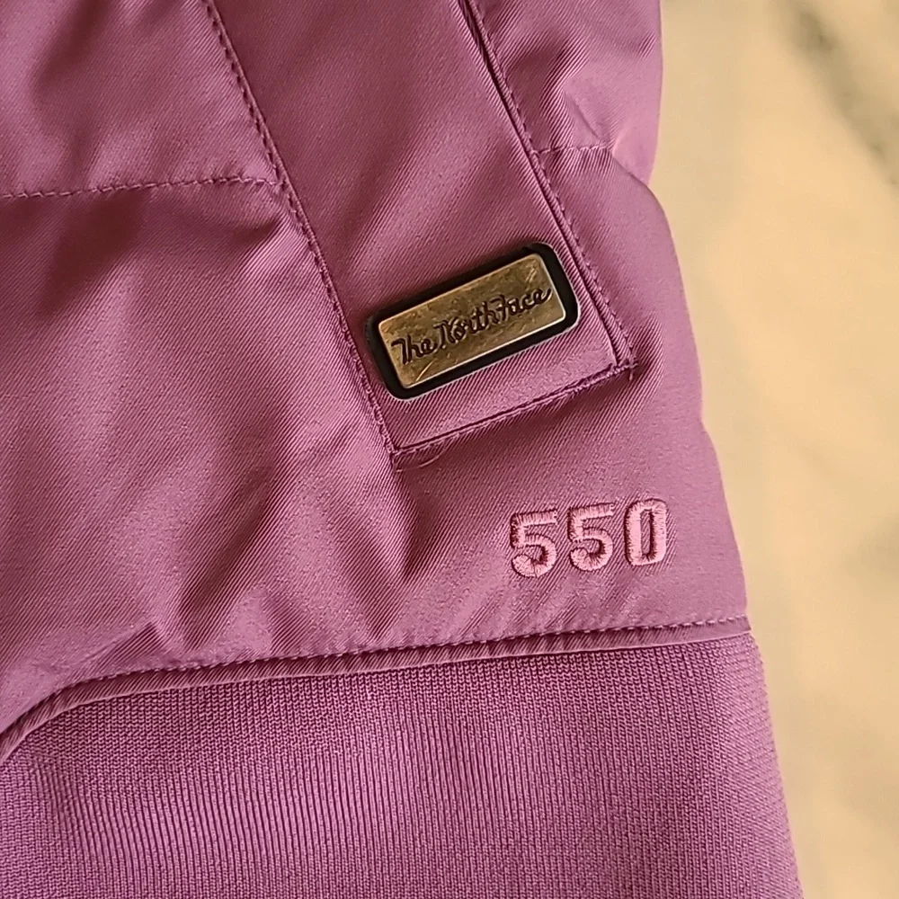 The North Face Purple Deluxe GOOSE Down Hooded Vest